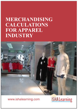 merchandising calculations for apparel industry book