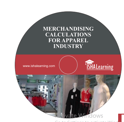 merchandising calculations for apparel industry cd